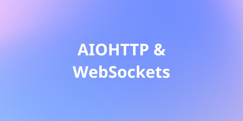 aiohttp and websockets