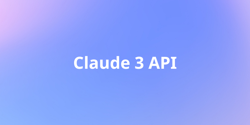 claude 3 api