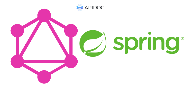 Logotipo do GraphQL e Spring