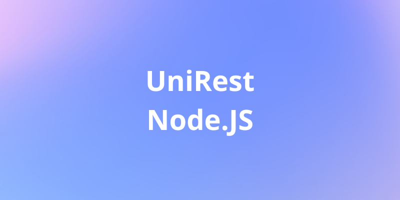 unirest nodejs