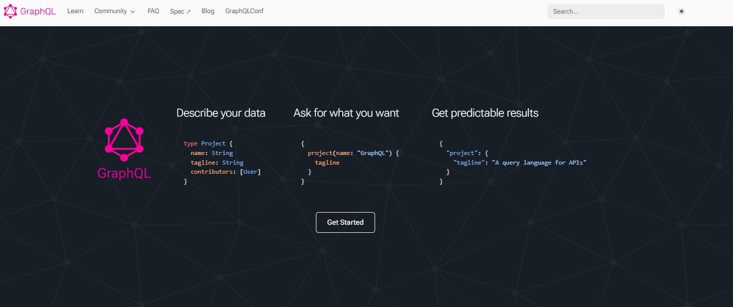 Site Oficial do GraphQL