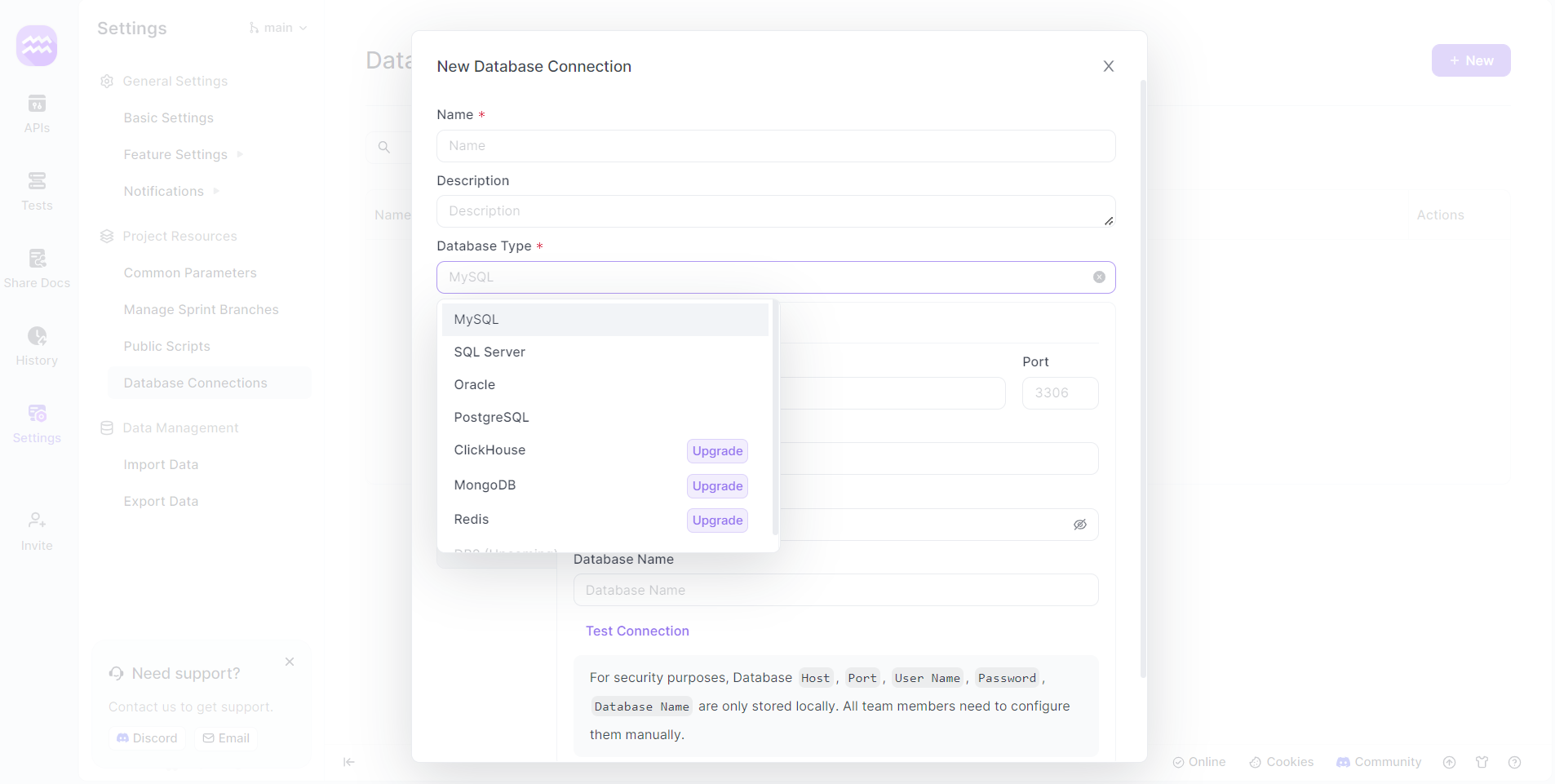 Configure SQL Server Connection