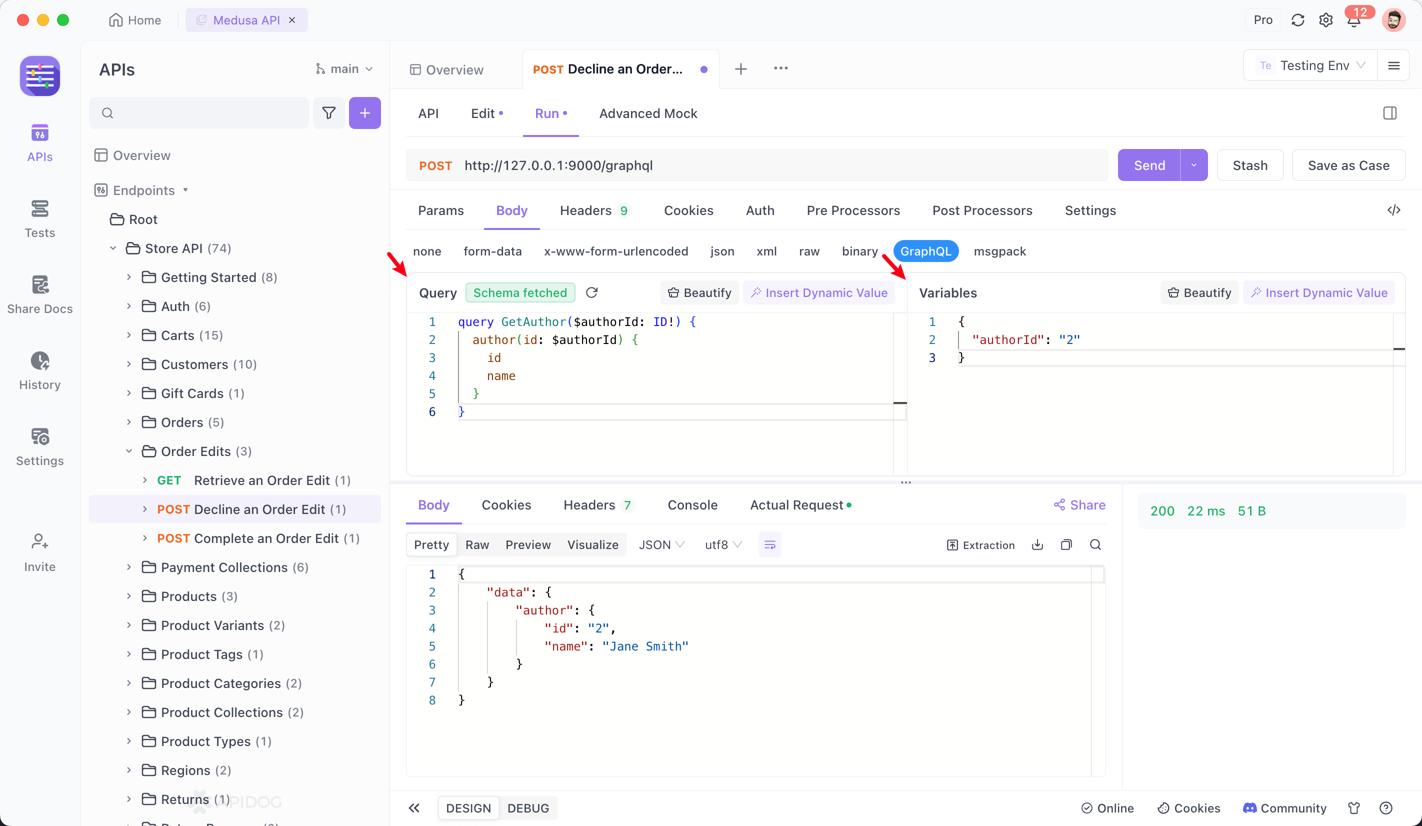 Requisitando GraphQL