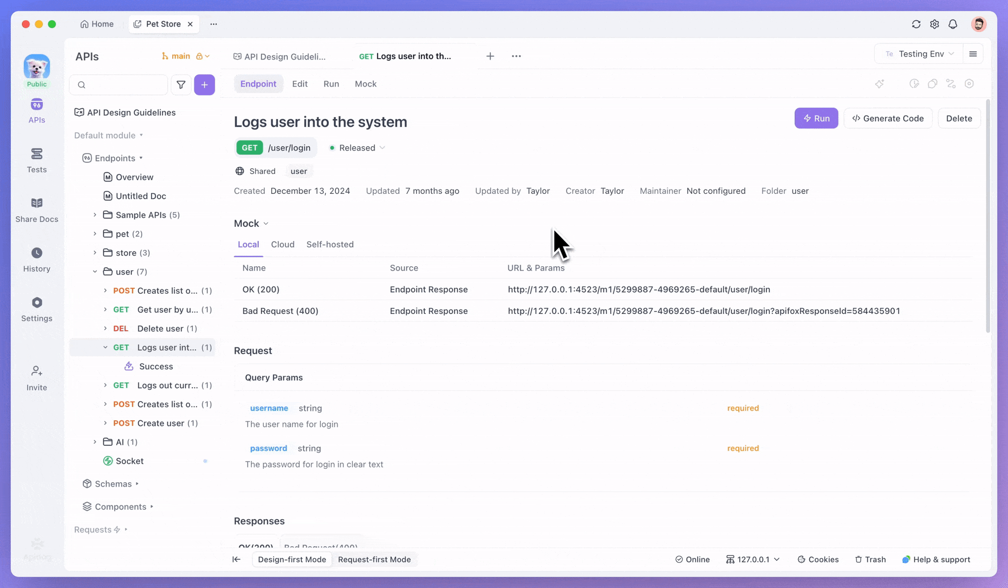 Check Endpoint Design Guidelines