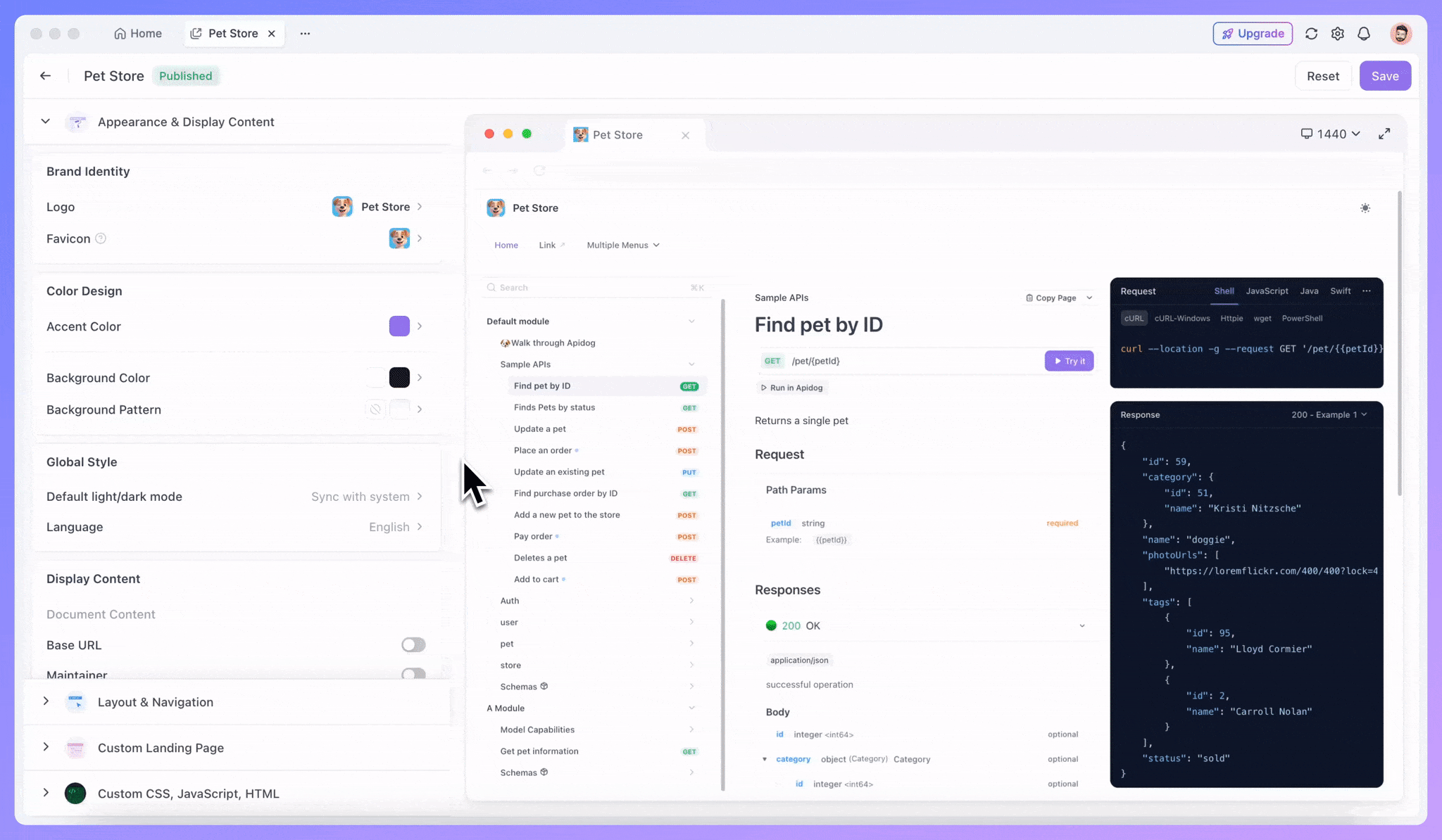 customize background patterns