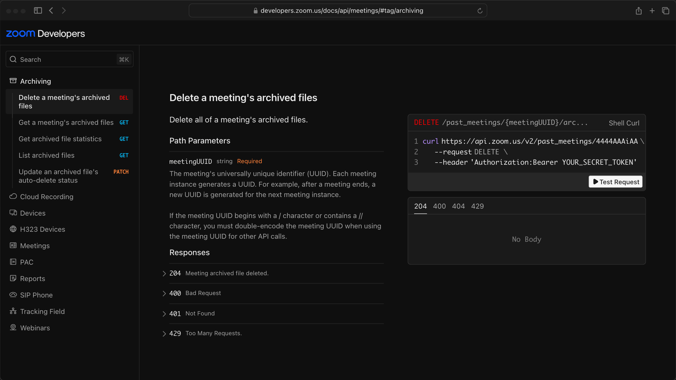 Scalar open-source API documentation interface